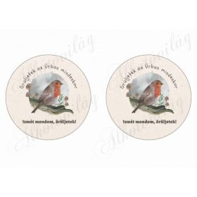   Örüljetek az Úrban mindenkor Bibliai idézet 12,5 cm-es hímzőkerethez