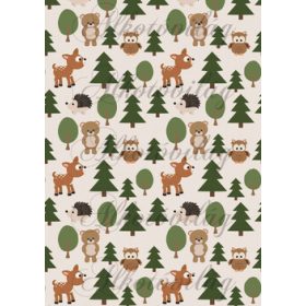 Kisállatok fenyők között