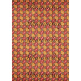 Narancs, bordó, barna levelek