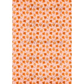 Narancssárga apró őszi levelek