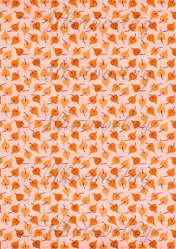 Narancssárga apró őszi levelek