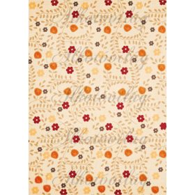 Őszi kert bézs alapon