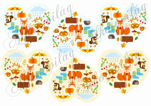 Szives minta őszi elemekkel