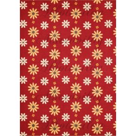 Virágok őszi hangulatban bordó alapon