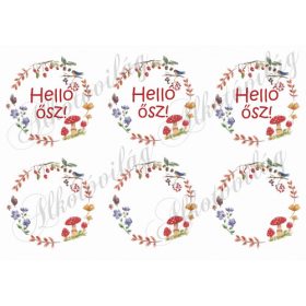 Helló ősz feliratú koszorúk