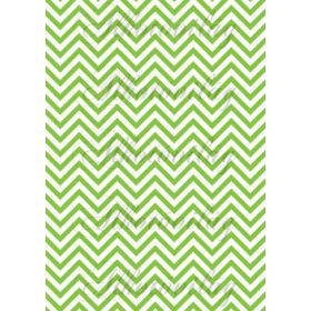 Fehér-zöld chevron csíkok