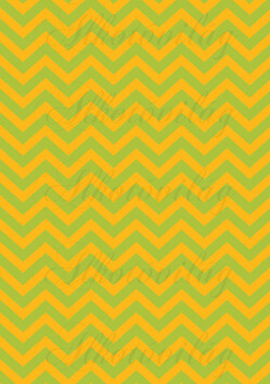 Zöld-narancs chevron csíkok