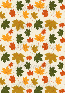 Őszi levélkavalkád kisebb levelekkel