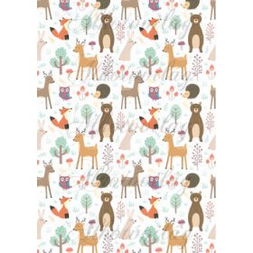   Az erdő cuki lakói - őzike, róka, maci nyuszi, süni, bagoly