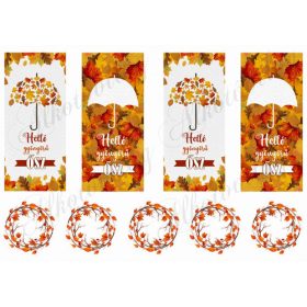   Helló gyönyörű ősz - blokkok könyvjelzőnek, dekorációnak