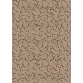 Őszi kollekció - Sötétbarna leveles ágak barna alapon