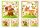 Őszi négyzetek cuki állatkákkal NAGYBAN + miniben