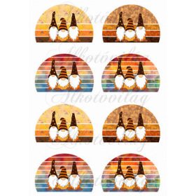 Manók őszi színekben, naplementében KICSIBEN