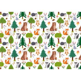   CUKI ERDŐLAKÓK FÁK KÖZÖTT - RÓKA, BORZ, MACI, BAGOLY, CSIGA- FEKVŐBEN