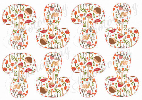 Sünik gombaerdőben - GOMBÁKON