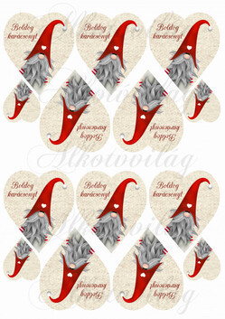 Manók drapp szívekben kicsiben