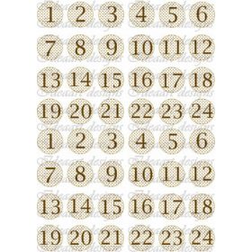 Adventi számok – barna