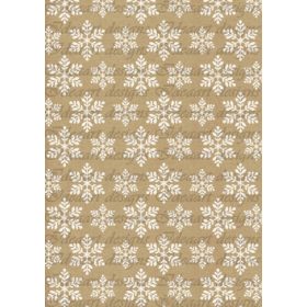 Hópelyhek barna háttérrel