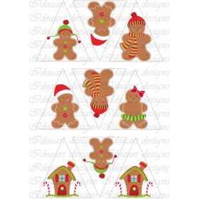 Mézi babák fenyődíszhez