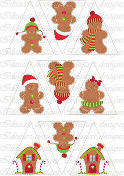 Mézi babák fenyődíszhez