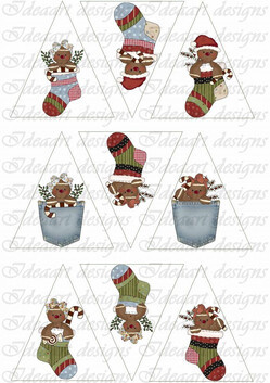 Mézik zokniban fenyődíszhez