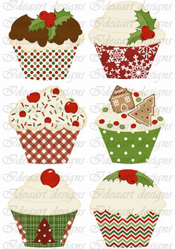 Karácsonyi muffinok