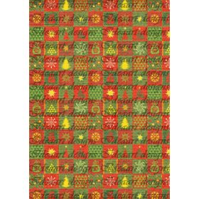 Retro karácsony apró négyzetekben