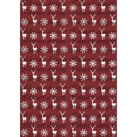 Szarvasos bordó háttérrel