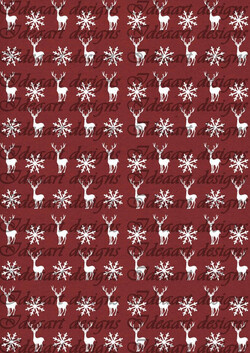 Szarvasos bordó háttérrel