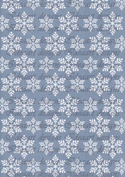 Hópelyhek acélkék háttérrel