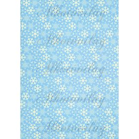 Hópelyhek halványkék háttérrel