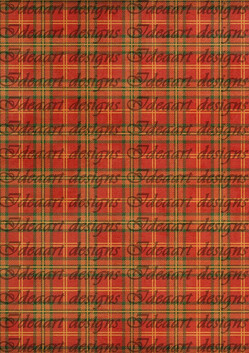 Kockás karácsonyi színekkel