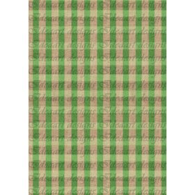 Zöld-barna zsákvászon