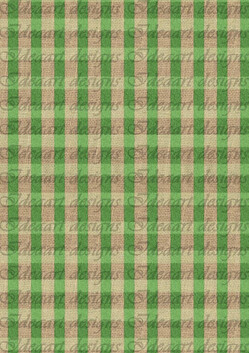 Zöld-barna zsákvászon