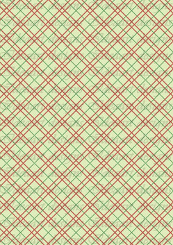 Bordó-zöld kockás átlósan