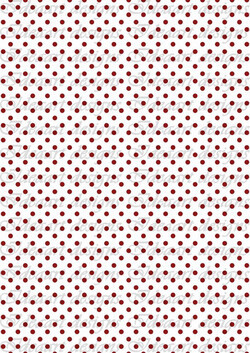 Piros  pöttyök fehér alapon