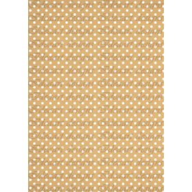 Fehér pöttyök tevebarna alapon