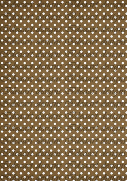 Fehér pöttyök sötétbarna alapon