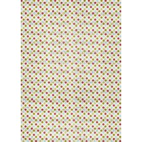 Színes pöttyök fehér alapon