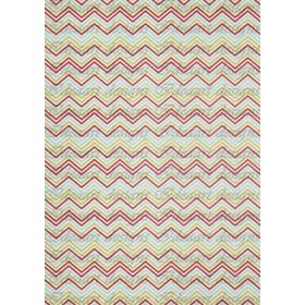 Színes zig-zag minta