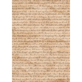 Régi írás barna alapon