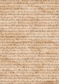 Régi írás barna alapon