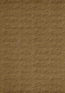 Dombormintás csillagok – barna