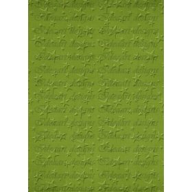 Dombormintás csillagok – zöld