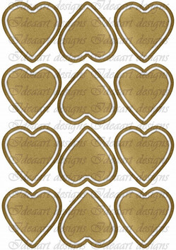 Mézeskalács szívek