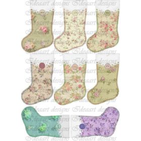 Díszített mikuláscsizmák