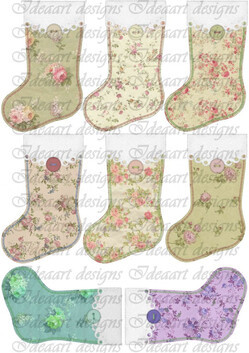 Díszített mikuláscsizmák