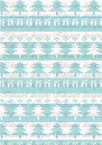 Norvég minta világoskék fenyőfás