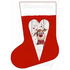 Mintás mikuláscsizma