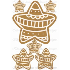 Mézeskalács figurák nagyban – csillag 